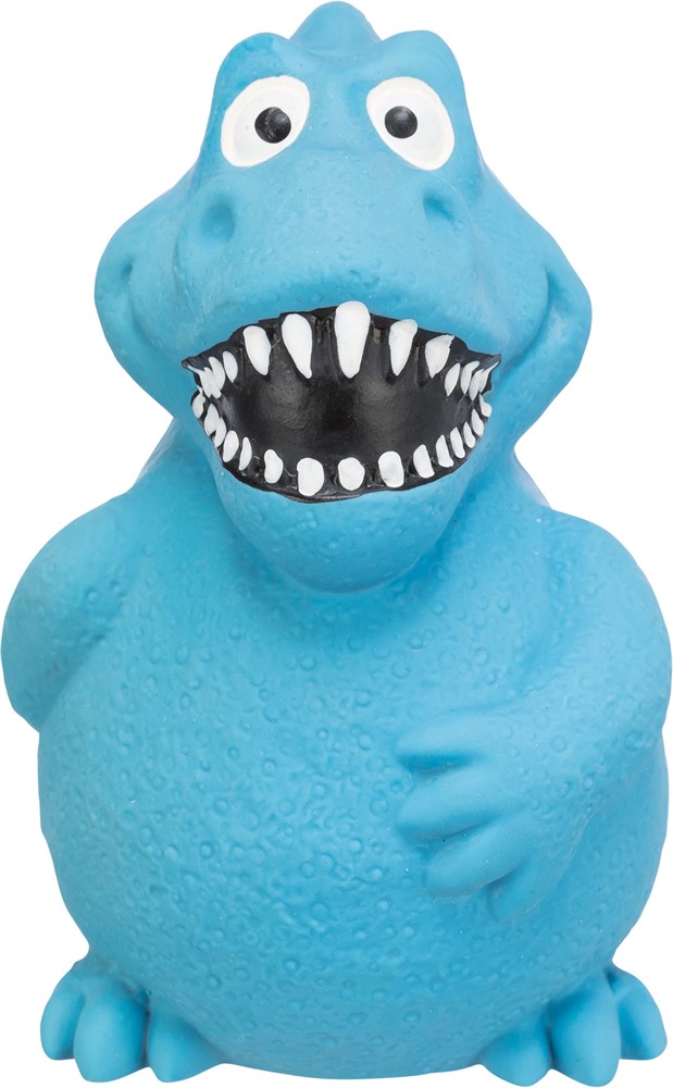 Trixie Latex Dinosaur 14cm Blå