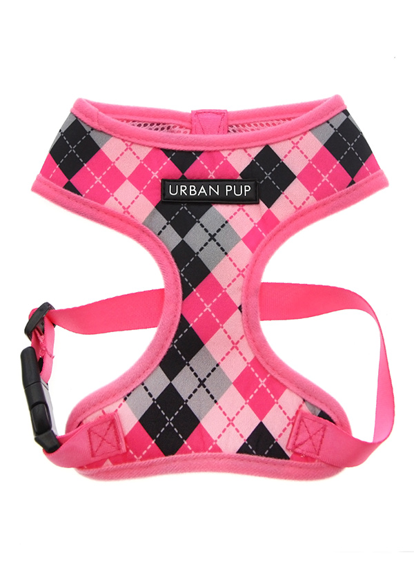 Urban Pup Pink Argyle Sele Rosa