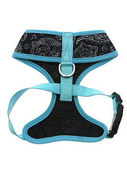 Urban Pup Black & Blue Paisley Sele Svart/Blå