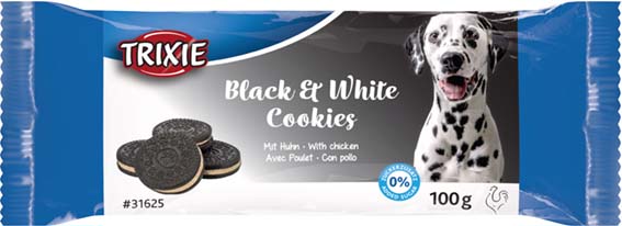Trixie Hundkakor Black & White Kyckling Ø 4cm 100 Gram  - 5