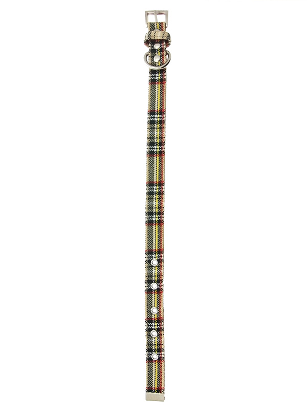 Urban Pup Halsband Brun Tartan Small - 6