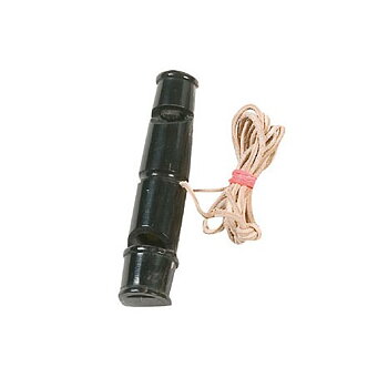 Visselpipa Horn 2-Ton Stor Svart