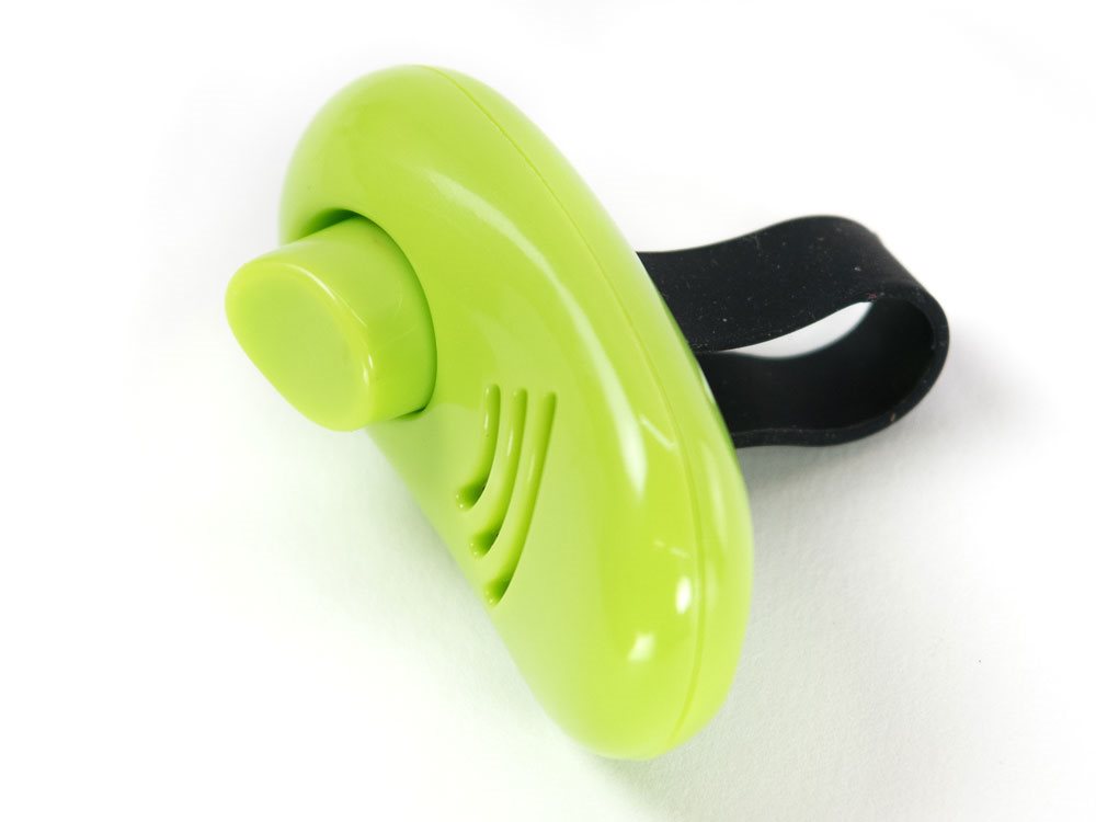 Knapp Klicker Med Fingerögla Lime