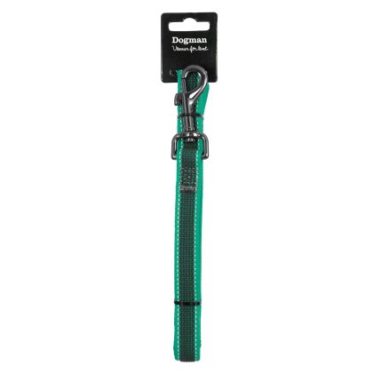 Dogman AntiSlip-Koppel Iris 20mm x 180cm Turkos