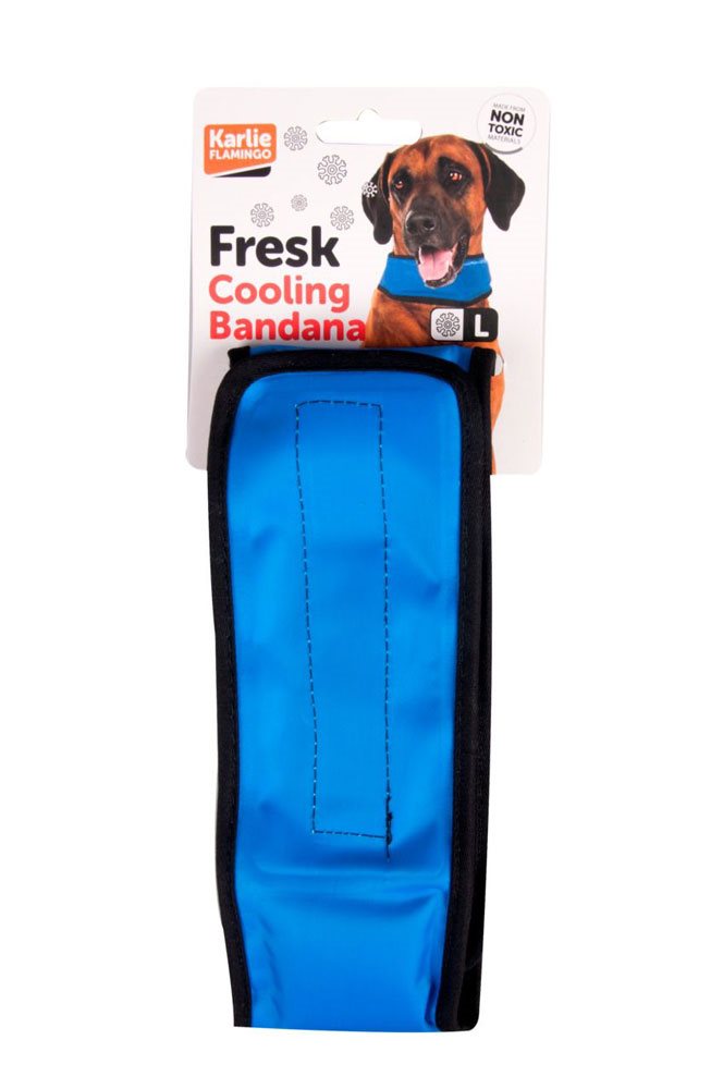 Halsband Med Kyleffekt Blå Large 45-65cm