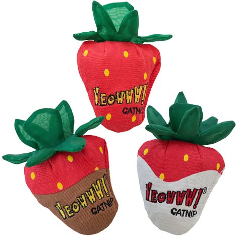 Yeowww Kattleksak Jordgubbar 3-Pack 