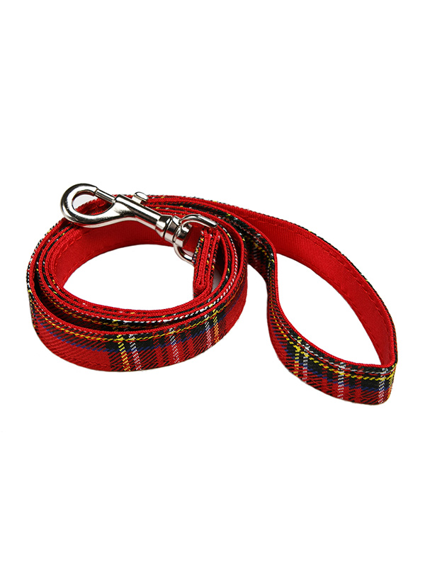 Urban Pup Röd Tartan Koppel
