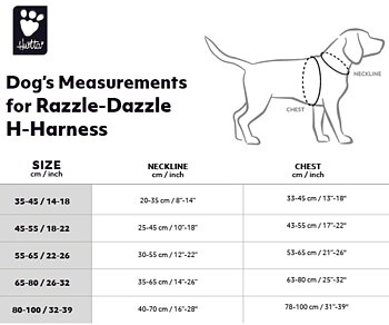 Hurtta Razzle-Dazzle H-Sele 55-65cm Blackberry
