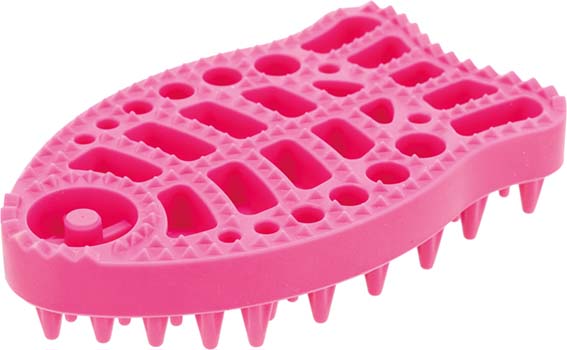 Trixie Katt Massageborste Silikon Rosa 7x11cm 
