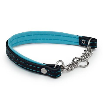 Alac Halsband Med Kedja Turkos 12 mm x 30cm