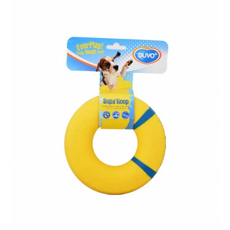 Hundleksak Superstrong Supa'hoop Flytande Ring Gul/Blå