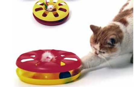 Kattleksak Aktivitet Kitty-Round Ø24cm 