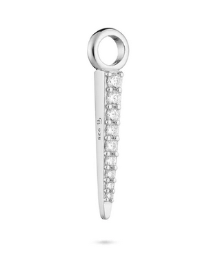Signature Petite Spike Berlock Rock Kristall Silver
