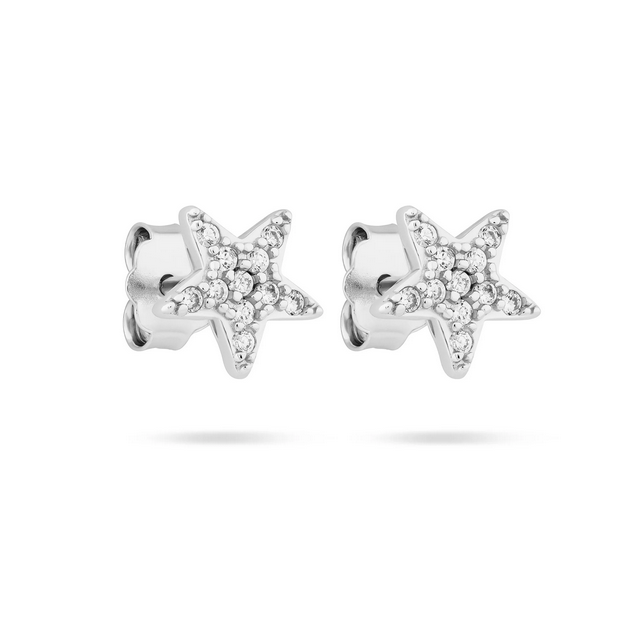 Signature Petite Star Studs Kristall