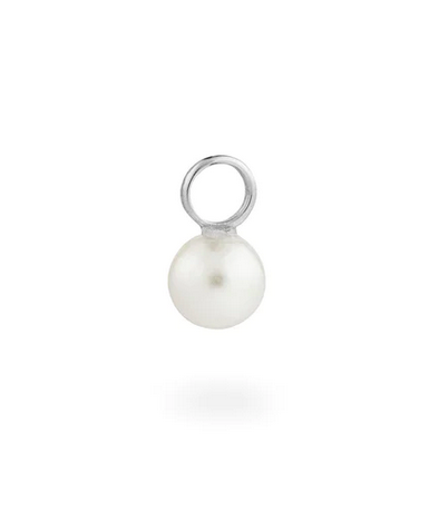 Signature Petite Vit Pärla Berlock Silver