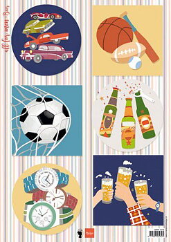 Marianne Design Bildark - All for men - Beer
