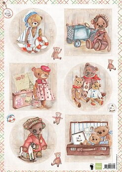 Marianne Design Bildark - Teddy bears 1