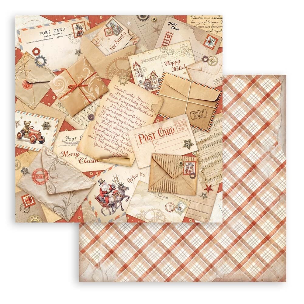 Stamperia - Gear up for Christmas - Post Cards