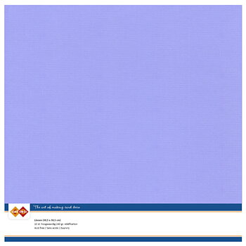 Card Deco Linen - Lavender 10-p