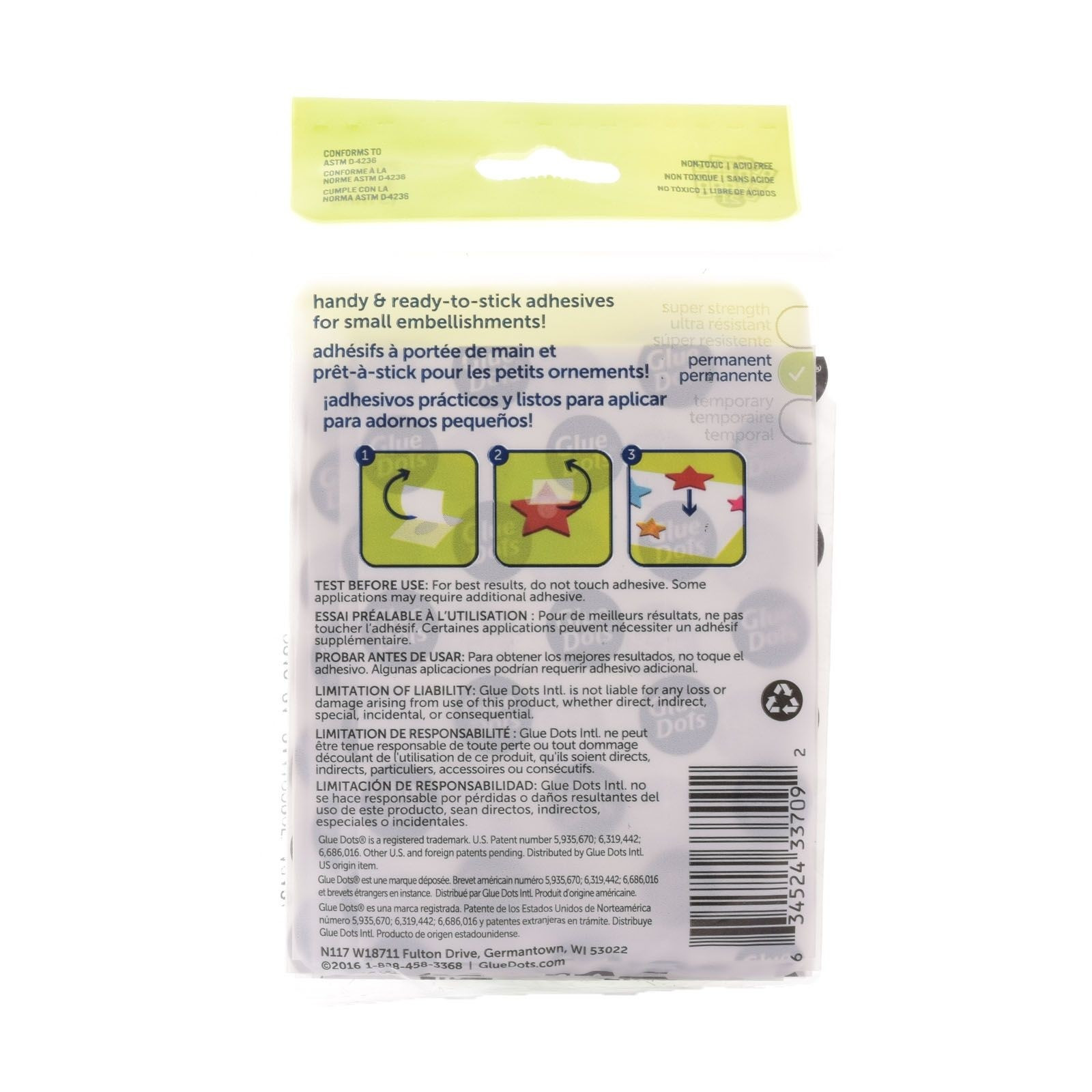 Glue dots mini dots 5 mm sheets  - 2
