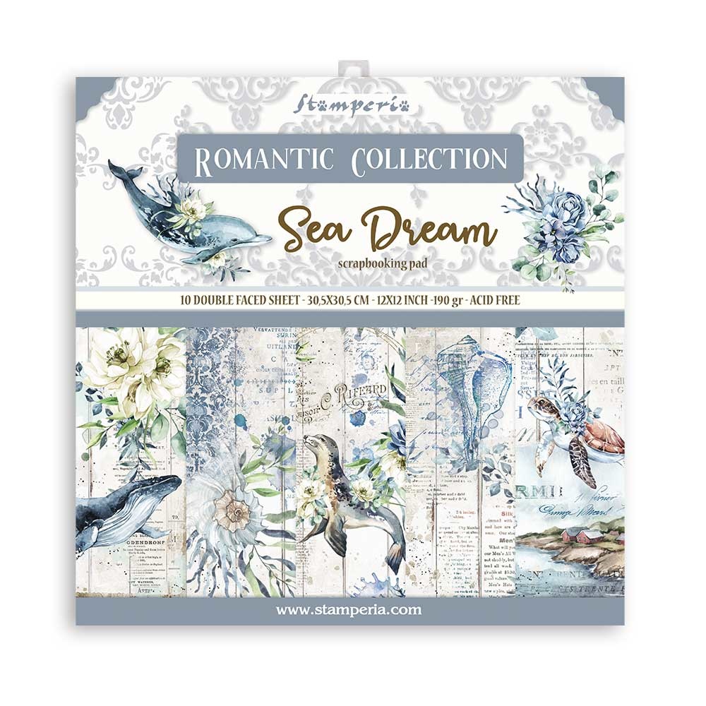 Stamperia Romantic Our Way Paper Pad 12x12