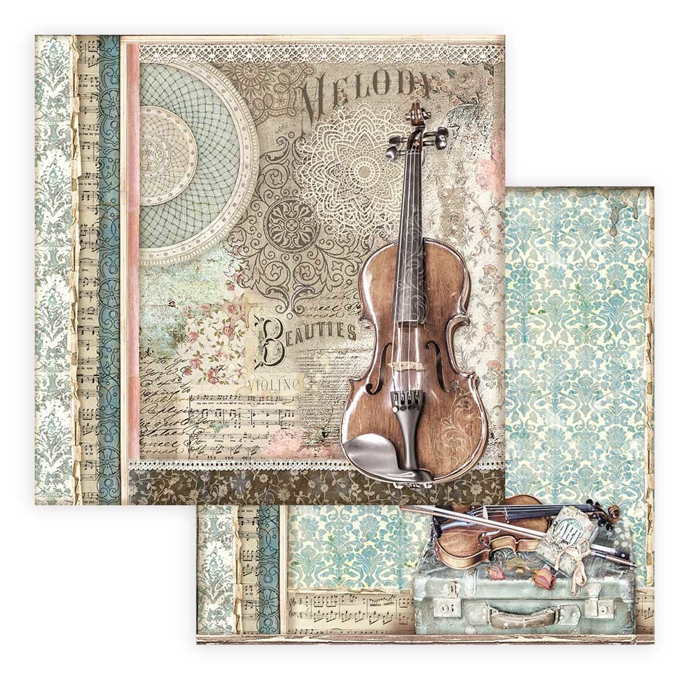 Stamperia Paper Pad 12X12 - Passion - 3