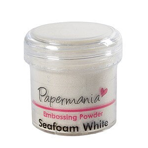 Papermania embossing powder - Seafoam White