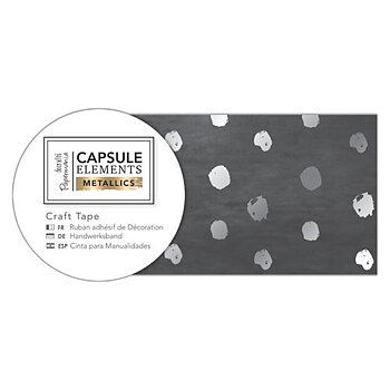 Craft Tape 3m - Elements Metallics  - Silver spot