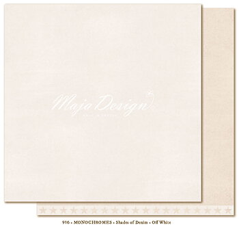 Maja Design Monochromes Shades of Denim - Off white