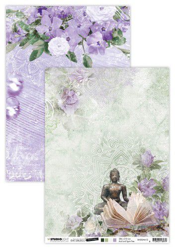 Studio Light basic Backgroundpaper A4 Jenine‘s Mindful Art nr.12