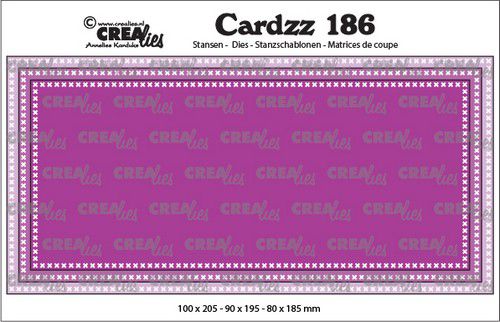 Crealies Cardzz Slimline F Cross Stitch