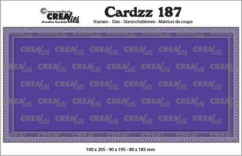 Crealies Cardzz Slimline G Small circles