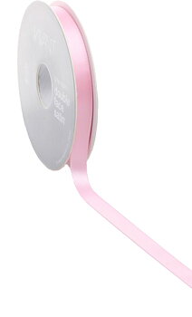 Satinband 10 mm - ljusrosa 1 m