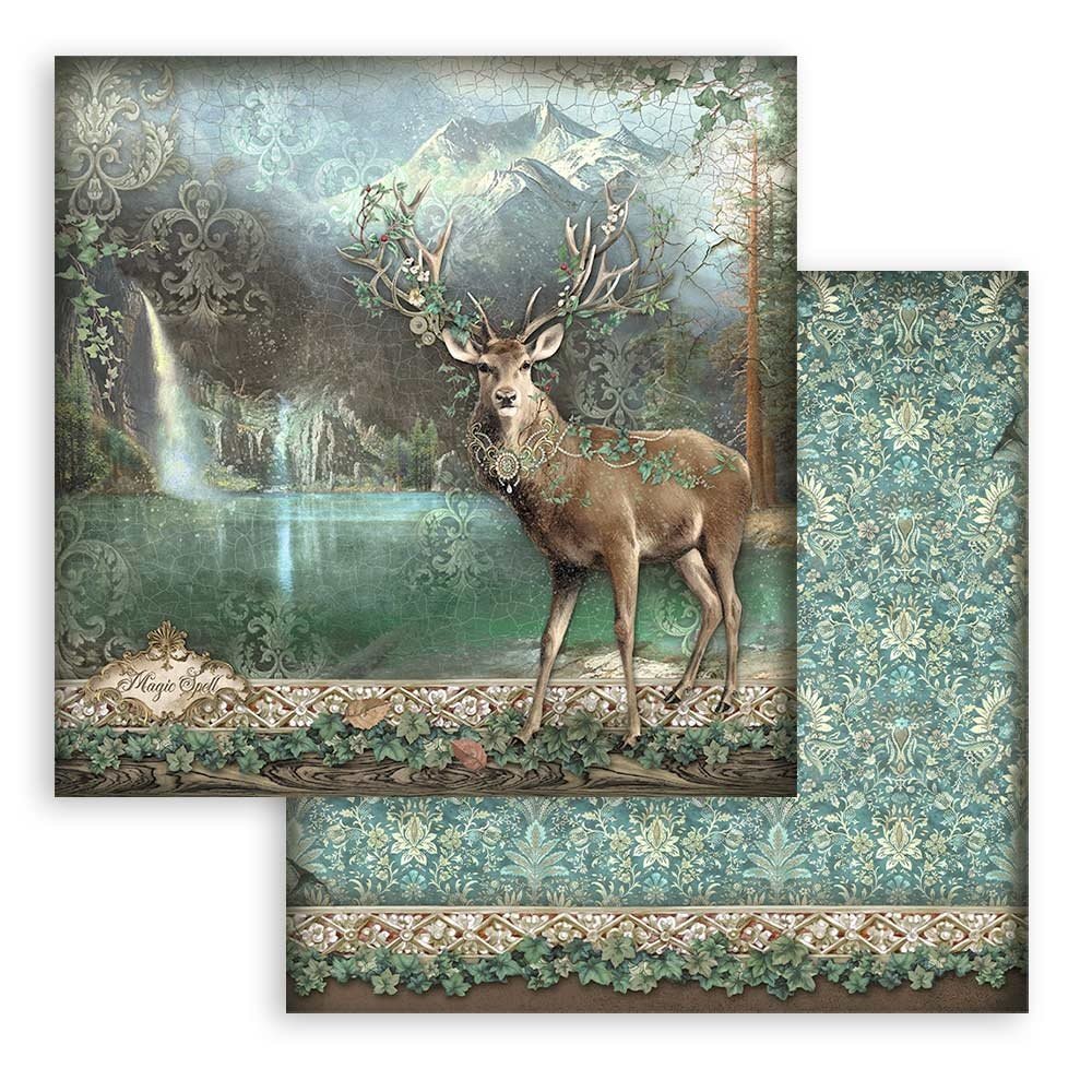 Stamperia Paper Pad 12X12 - Magic Forest - 6