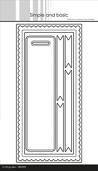 Simple and basic slim card dies 