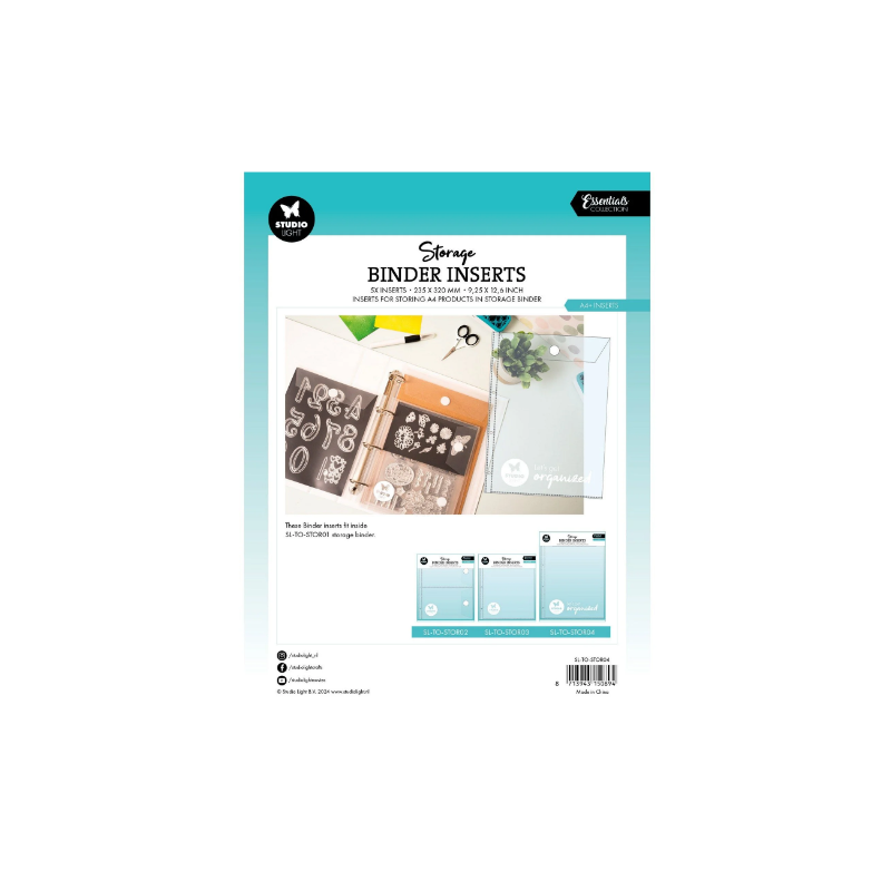 Studio Light Storage Binder Inserts A4+ Insert (5pcs) - 2