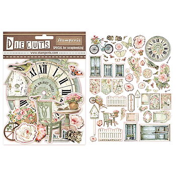Stamperia House of Roses die-cuts