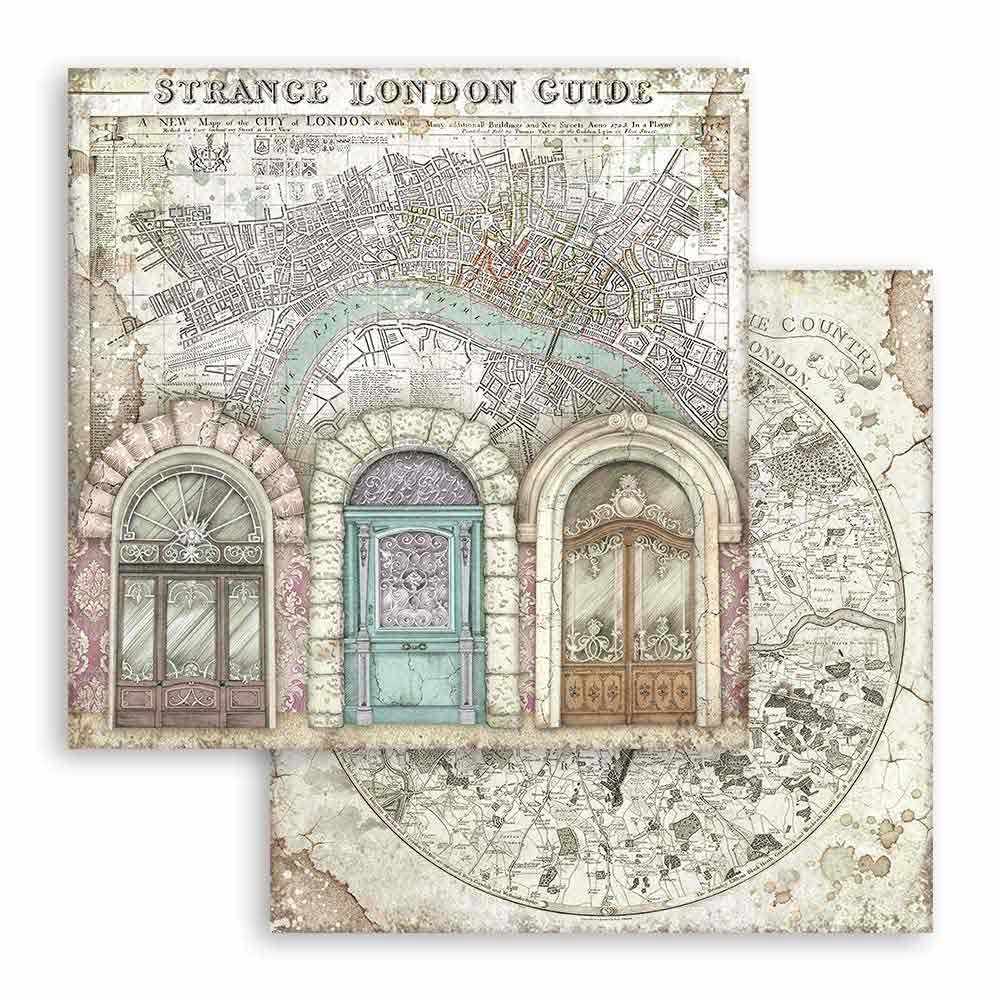 Stamperia Paper Pad 12X12 - Lady Vagabond - 4
