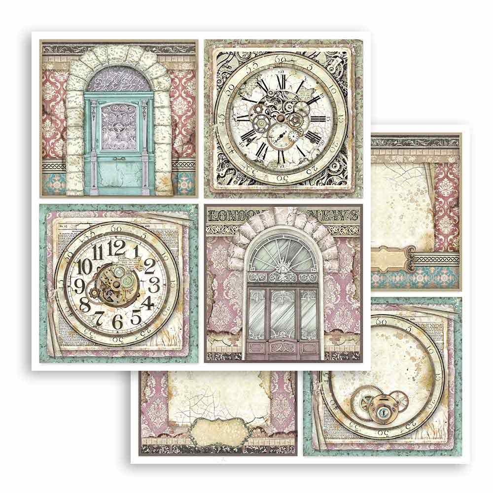 Stamperia Paper Pad 12X12 - Lady Vagabond - 6