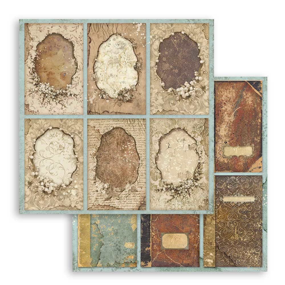 Stamperia Paper Pad 12X12 - Lady Vagabond - 5