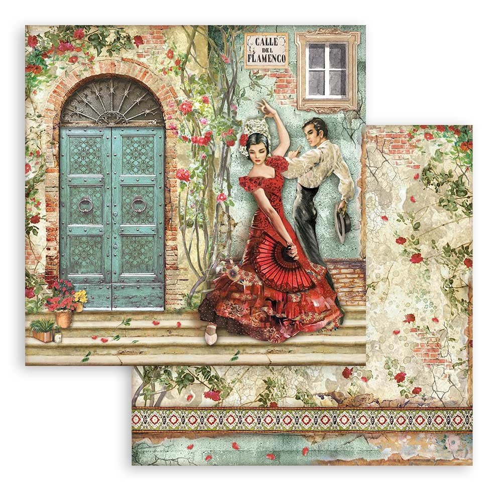 Stamperia Paper Pad 12X12 - Desire - 6