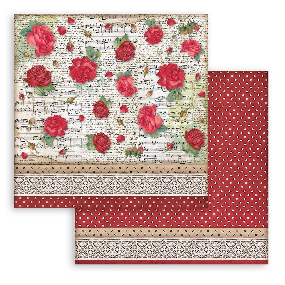 Stamperia Paper Pad 12X12 - Desire - 3