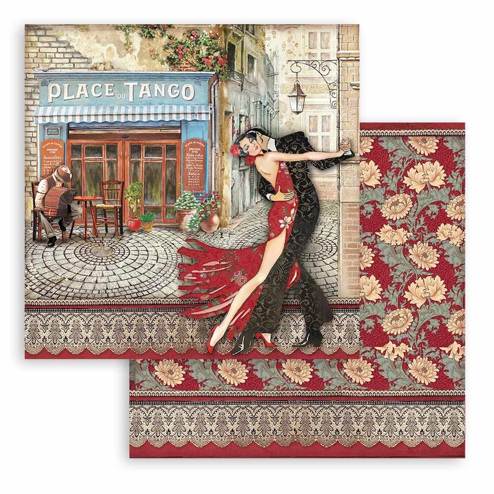 Stamperia Paper Pad 12X12 - Desire - 5