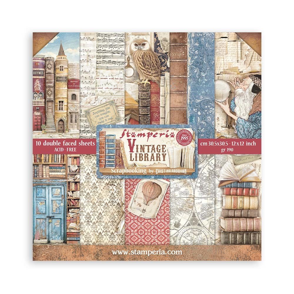 Stamperia ia 12” x 12” Paper Collection – Kreative Kreations