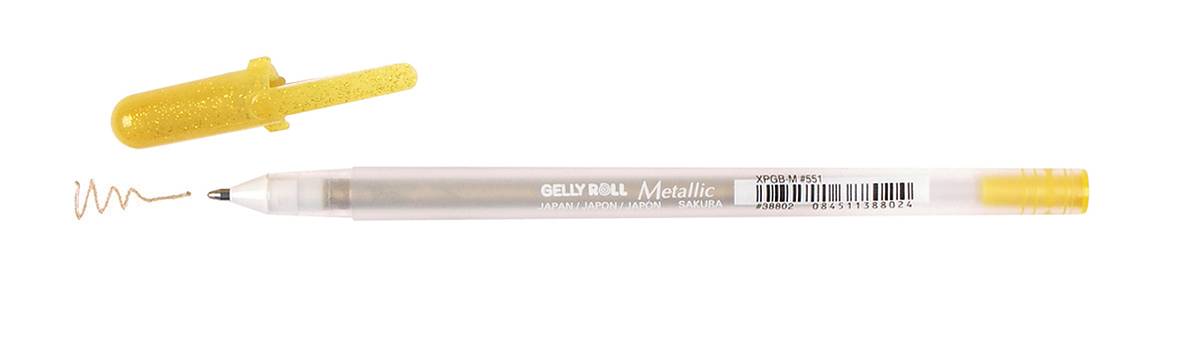 Sakura Gellyroll Metallic Gold