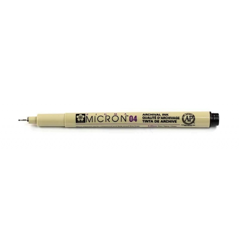 Sakura Pigma Micron Fineliner Black 04 (0,4 mm)