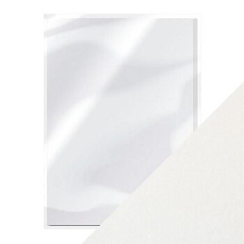 Tonic Studios perlescent card - pearl white