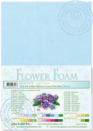 Flower foam sheet a4 Light Blue (1 ark)