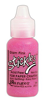 Stickles Glitter Glue 15ml - Glam Pink