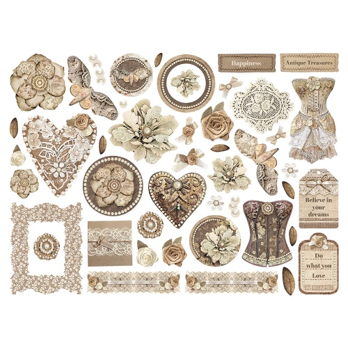 Stamperia Old Lace Die Cuts  - 2